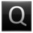 Letter Q black Icon